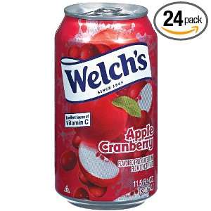 Welchs Apple Cranberry Flavored Fruit Juice Drink , 11.5 Ounce Cans 