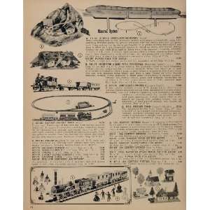  1962 Ad Schuco Disneyland Monorail Model Train Tracks 