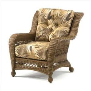 : Kate All Weather Wicker Stackable Chair with Harwood Onyx Cushions 