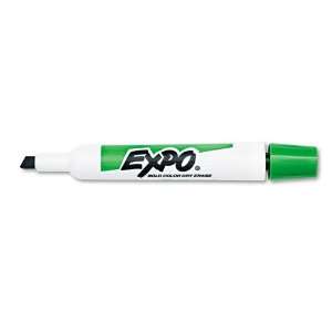 EXPO : Dry Erase Marker, Chisel Tip, Green, Dozen  :  Sold 