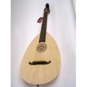  Lute Guitar, Steel, Lacewood, Gears   BLEMISHED Musical 