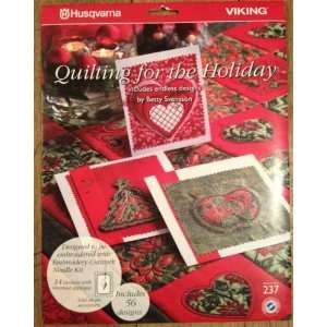   VIKING QUILTING FOR THE HOLIDAY EMBROIDERY #237 Arts, Crafts & Sewing