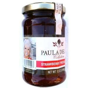 PAULA DEEN Collection STRAWBERRY PRESERVES 12 oz. (Pack of 2):  