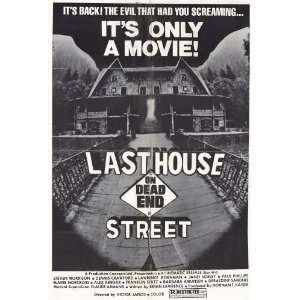  Last House on Dead End Street Movie Poster (27 x 40 Inches 