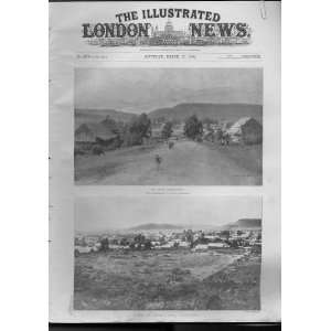  Bloemfontein Antique Print 1900 2 Pages Africa Boer War 