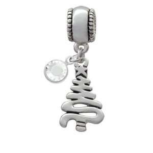  Christmas Tree   Zig Zag Charm European Charm Bead Hanger 