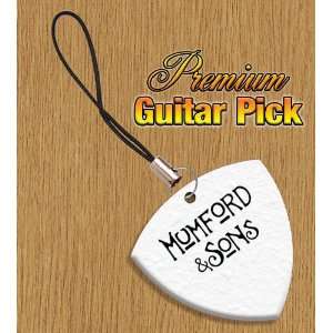  Mumford & Sons Mobile Phone Charm Bass Guitar Pick Both 