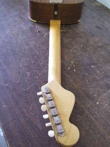 Vintage 1960s Fender Newporter Acoustic Guitar Made USA Kluson Deluxe 