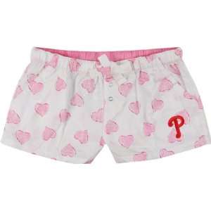  Philadelphia Phillies Womens Pink Essence Shorts: Sports 