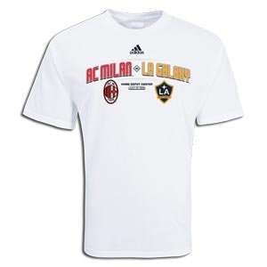  AC Milan/LA Galaxy US Tour 2009 Soccer T Shirt Sports 
