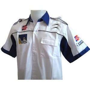  Citroen Crew Shirt White and Royal Blue
