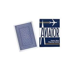    Aviator Jumbo Index Cards   Poker Size (Blue): Toys & Games