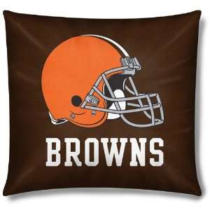  Cleveland Browns NFL Toss Pillow   18 x 18 Home 