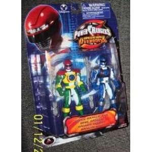 Power Rangers Operation Overdrive Twin Pack Green Ranger & Blue Ranger 