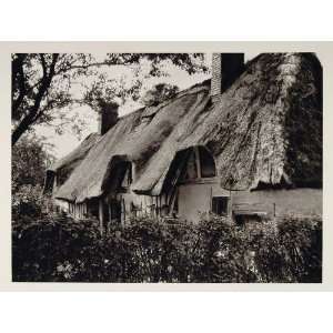  1927 Norman Farm House Thatched Roof Normandy France 