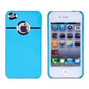  Sky Blue Chrome Case for Apple iPhone 4, 4S (AT&T, Verizon 