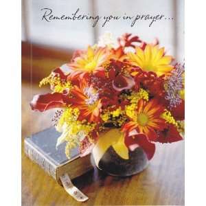  Greeting Card Thanksgiving Remembering You in Prayer 