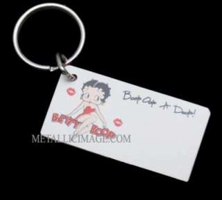 PERSONALIZED BETTY BOOP KEY TAG / FREE ENGRAVING!  
