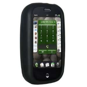  Solid Black Silicone Case fits Palm Pre: Cell Phones 