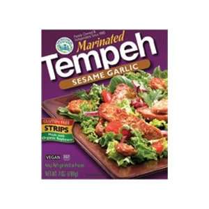 Tofurky, Tempeh Strips,sesame Garlic, 7 Oz (Pack of 10)  