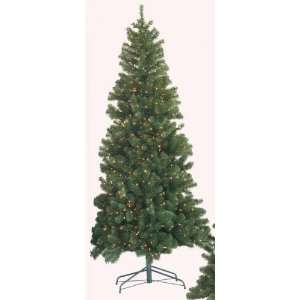   Canadian Pine Slim Christmas Tree w/200 Lights: Home & Kitchen