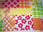   PATCHWORK STYLE KITCHEN HAND DISH TERRY TOWEL * Bright Colors Flowers