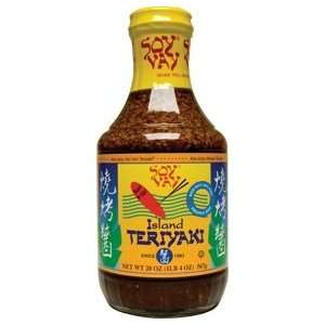 Soy Vay, Island Teriyaki Sauce, 20 Ounce Bottle  Grocery 