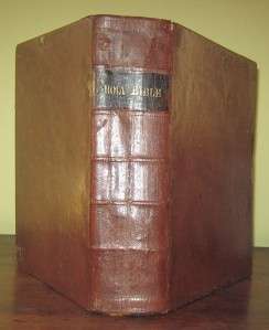 Old Family Bible Antique Leather 1849 Early+Rare American Bible 