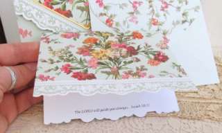Carol Wilson Floral Bouquet Note Card Set SCRIPTURE 095372723039 