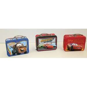    12 Pack Disney Pixar Cars Mini Tin Lunch Boxes 