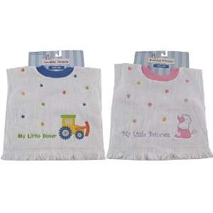  Towel Bib for Baby, Pink   My Little Princess: Baby