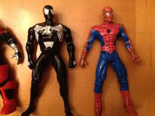 LOT Spider Man Symbiote Mutated 6 Arm Scream Lasher Clear Venom Robot 