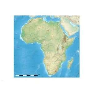  Pivot Publishing   B PPBPVP1502 Africa Relief Location Map 