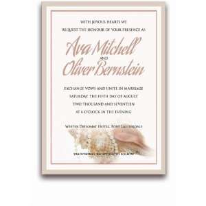   Wedding Invitations   Nautilus Pearls My Jewel