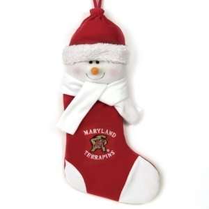 Maryland Terps NCAA Snowman Holiday Stocking (22) Sports 