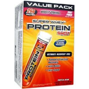  Body Fortress Super Whey Protein Shot, 6 Shots, Fruit 