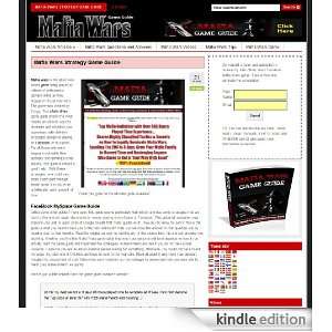 Mafia Wars Stategy Guide [Kindle Edition]