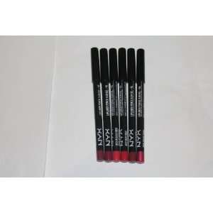  NYX Cosmetics Long Lasting Slim Lip Liner Pencils 6 Colors 