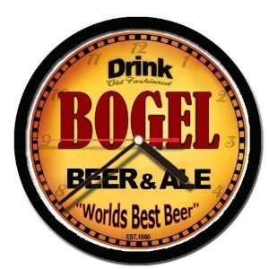  BOGEL beer and ale cerveza wall clock: Everything Else