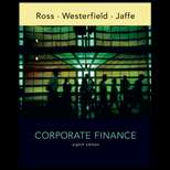 Corporate Finance 8TH Edition, Ross (9780073337180)   Textbooks