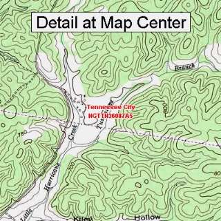   Map   Tennessee City, Tennessee (Folded/Waterproof)