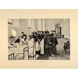  1896 Luis Jimenez Visit Hospital Students Surgeon Paris 