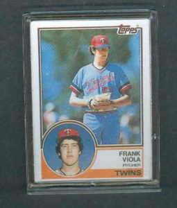 Frank Viola 1989 Topps Doubleheader 2 sided w/rookie  