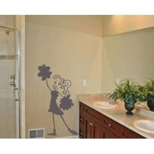   Girl Sports Vinyl Wall Decal Sticker Mural Quotes Words Cheerleaderv