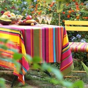  Grosillie Biarritz Stripe Tablecloth