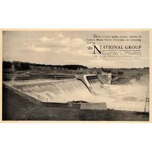   Ad National Group Gulf Island Hydro Station Dam   Original Print Ad