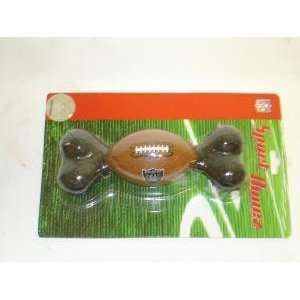    NFL Oakland Raiders Nylon Sport Bonez Dog Chew Toy: Pet Supplies