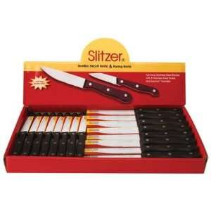  Slitzer™ 48pc Kitchen Knife Countertop Display: Kitchen 