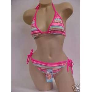  Kost Womens Bikini pink stripe [Size Medium] Everything 