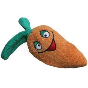  Booda Happy Face Terries Carrot Dog Toy: Pet Supplies
